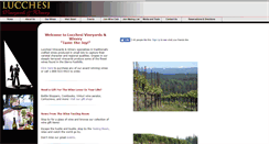 Desktop Screenshot of lucchesivineyards.com